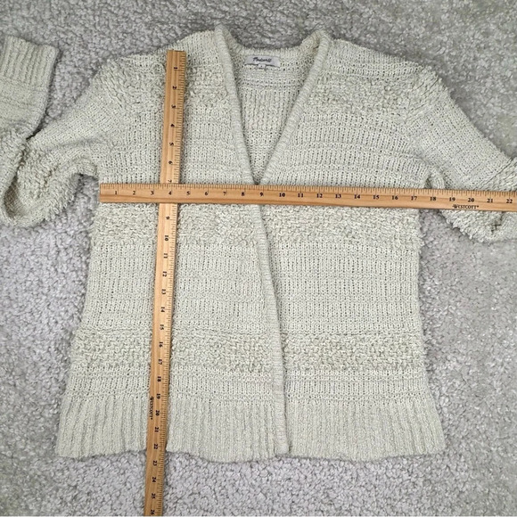 Madewell Bronson Cardigan Sweater. Chunky Textured Knit Soft Comfy Layer. Small - Picture 10 of 14